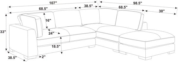 L Shape Sofa Set: Comfortable Large Seating L-Shape Sofa