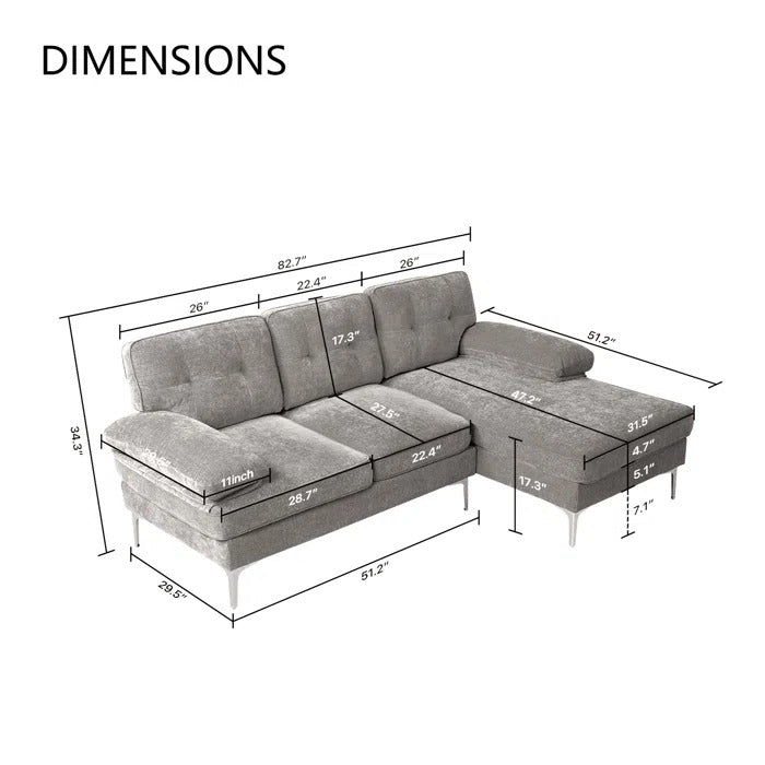 L Shape Sofa Set: Comfortable & Soft L Shape Sofa