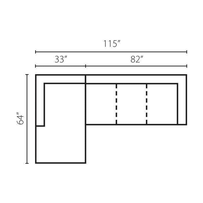 L Shape Sofa Set: Sturdy Steel Springs and Kiln-Dried Wood