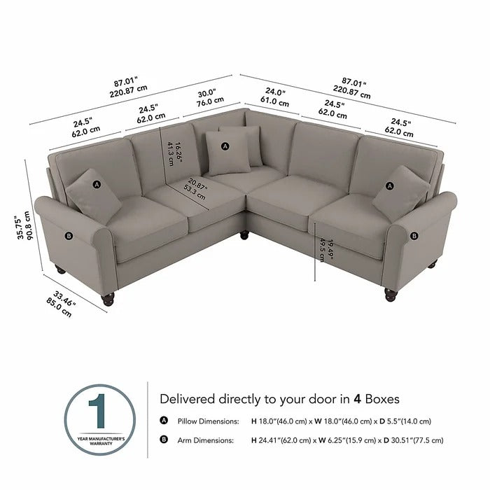 L Shpe Sofa Set: L Shaped Sectional Couch