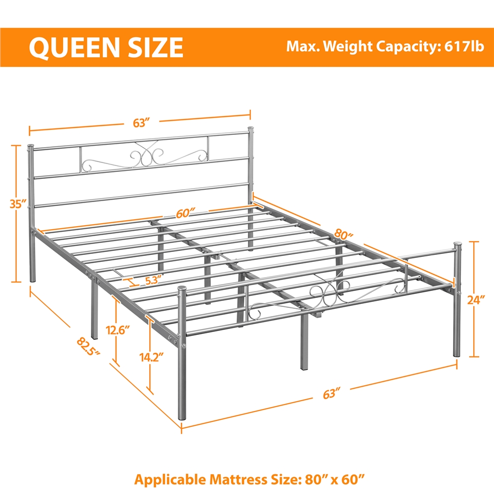 Metal bed : KIA Platform Bed