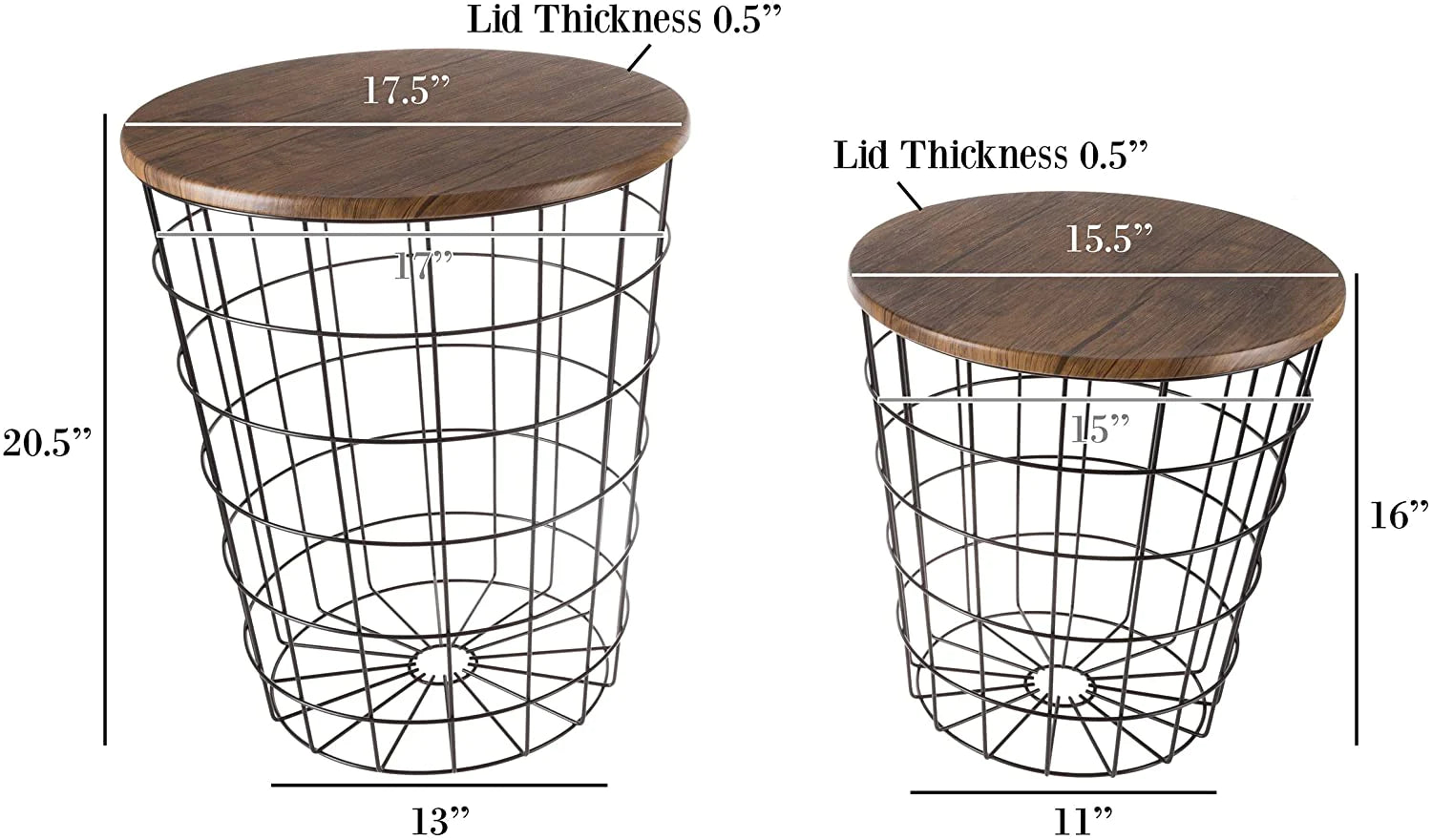 Nest Of Tables: Nesting End Tables with Storage