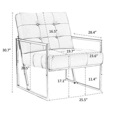 Office Sofa : JOY 59.8'' Square Arm Sofa Set