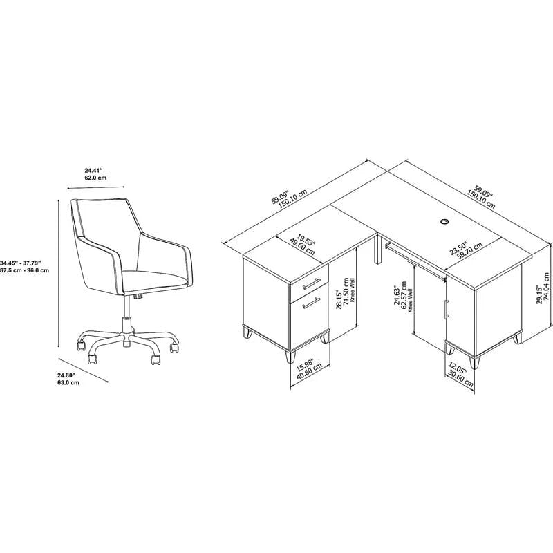 Office desk : L-Shape Desk