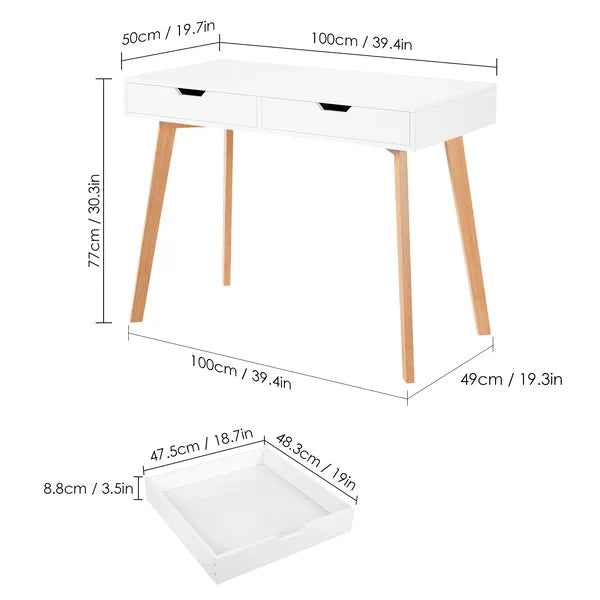 Office desk : Solid Wood Desk