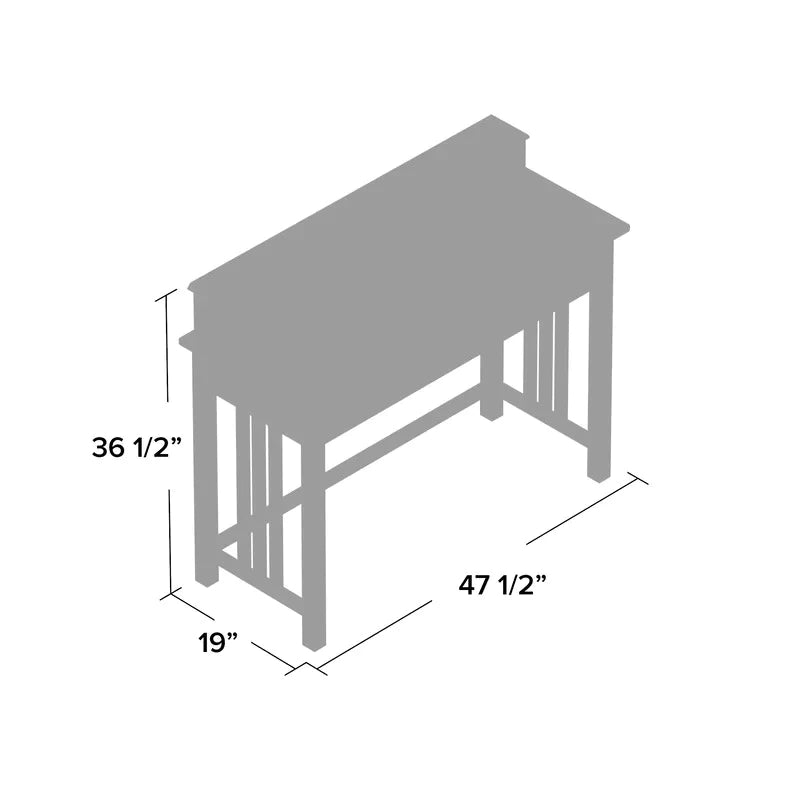 Office desk : Writing Desk with Hutch