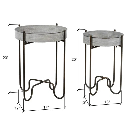 Plant Stand: Metal Plant Table Set