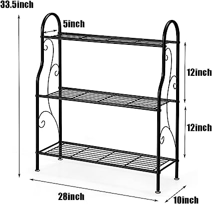 Plant Stand: Rectangular 3 Tier Plant Stand