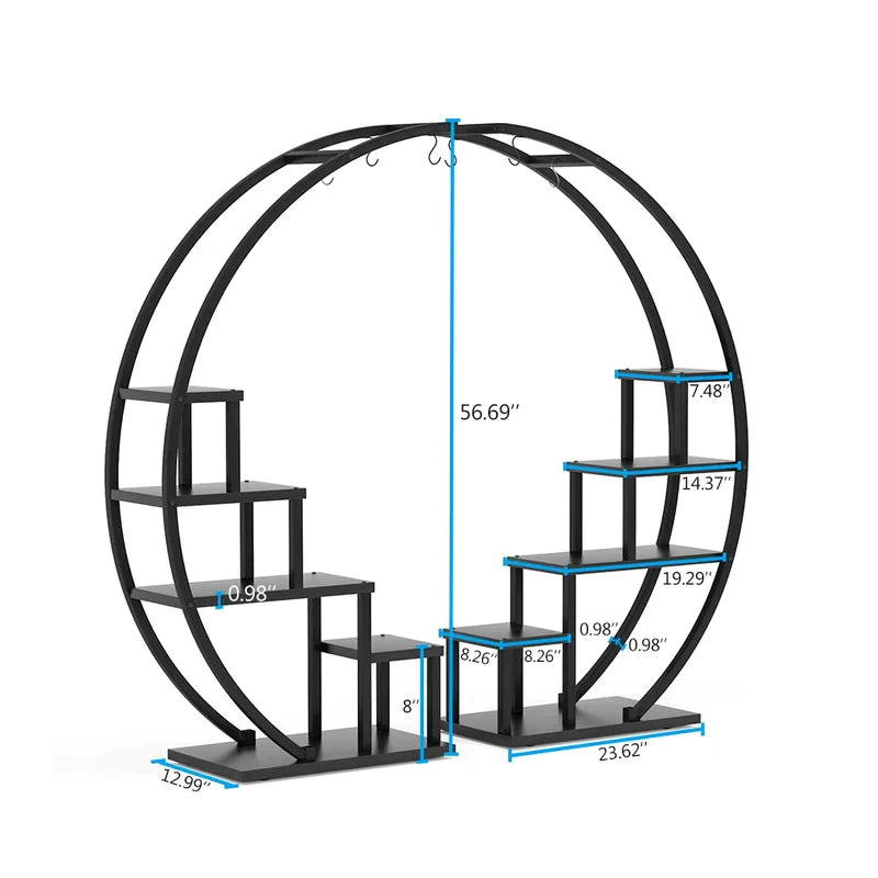 Plant Stand: Round 5-layer Plant Stand