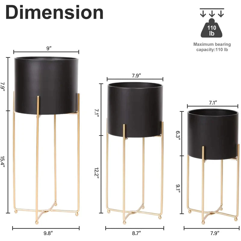 Plant Stand: Round Nesting Plant Stand