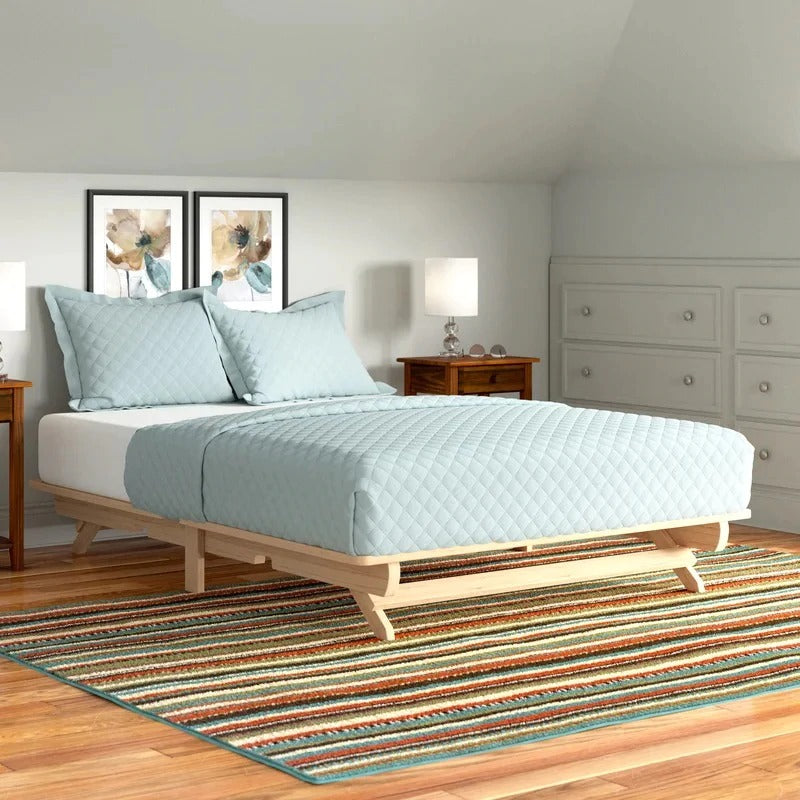 Platform Bed, Floor Bed, Floating Bed, Small Bed, Low Height Bed, Low Floor Bed