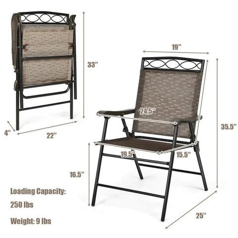 Portable Chair: Folding Chairs Sling Portable Chair