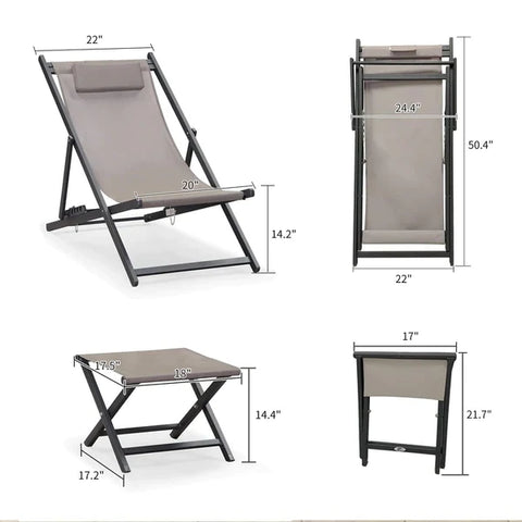 Portable Chair: Reclining Camping Chairs
