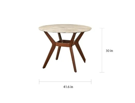 Round Dining Table: 41.6'' Dining Table