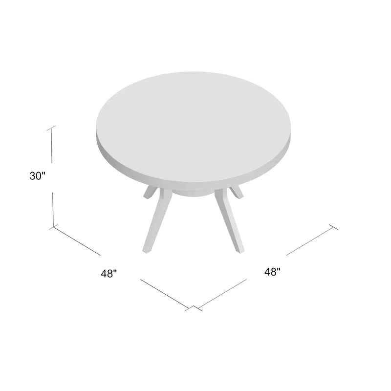 Round Dining Table: 48'' Dining Table