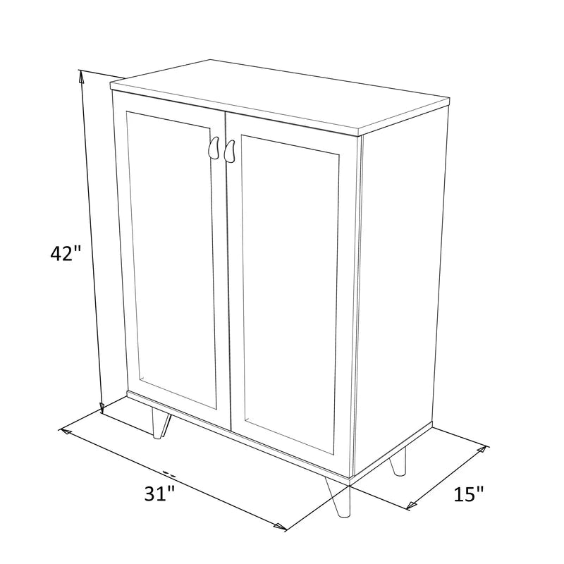 Shoe Rack: 10 Pair Shoe Storage Cabinet