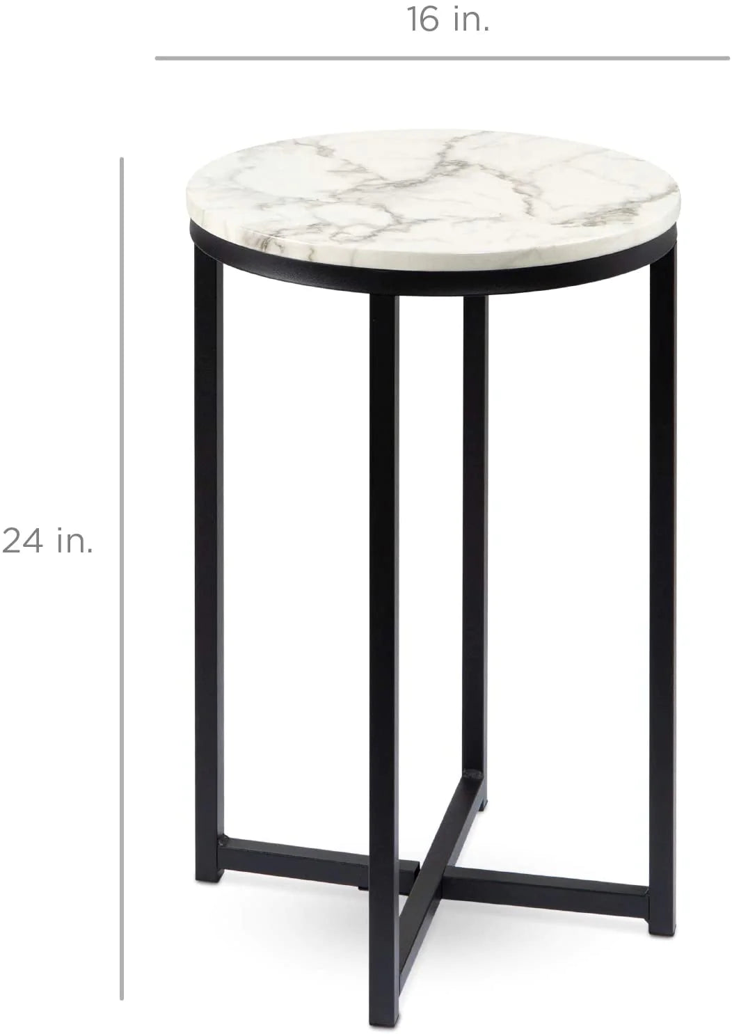 Side Table : Modern Small Accent for Living Room, Dining Room