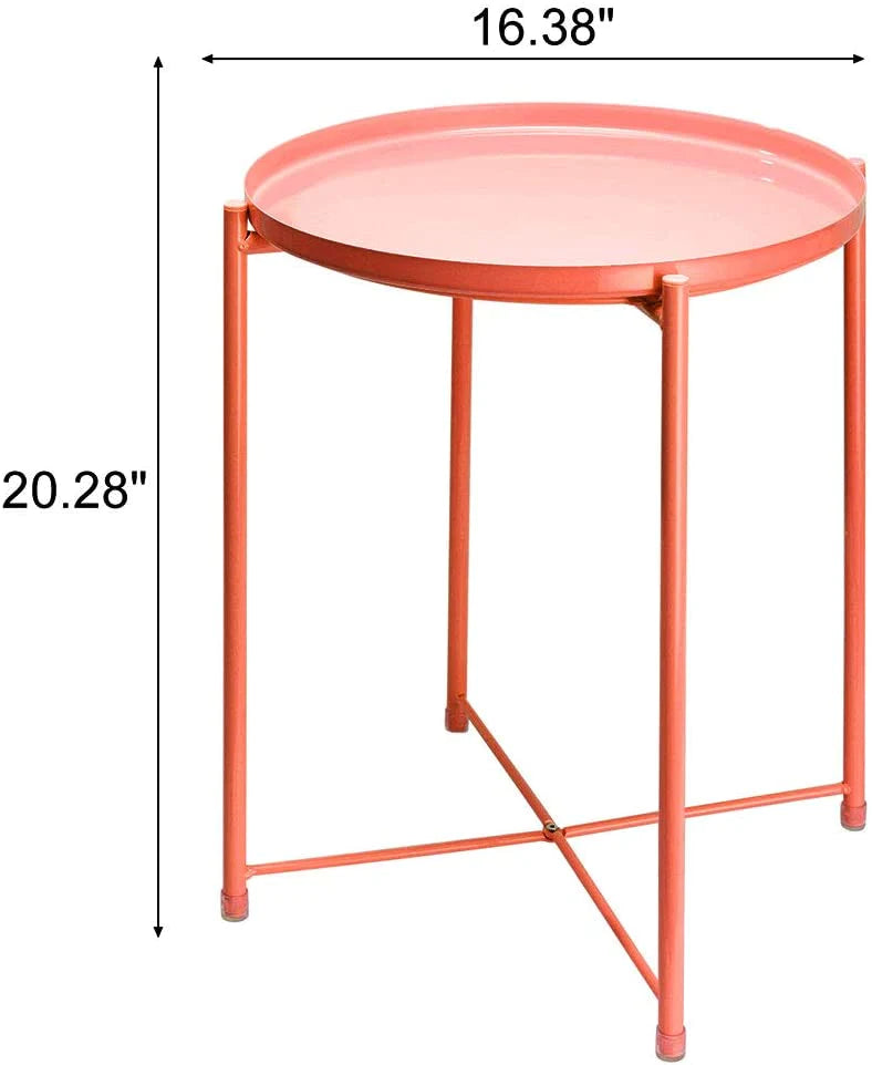 Side Tables : Small End & Indoor Accent Table Round Waterproof Metal