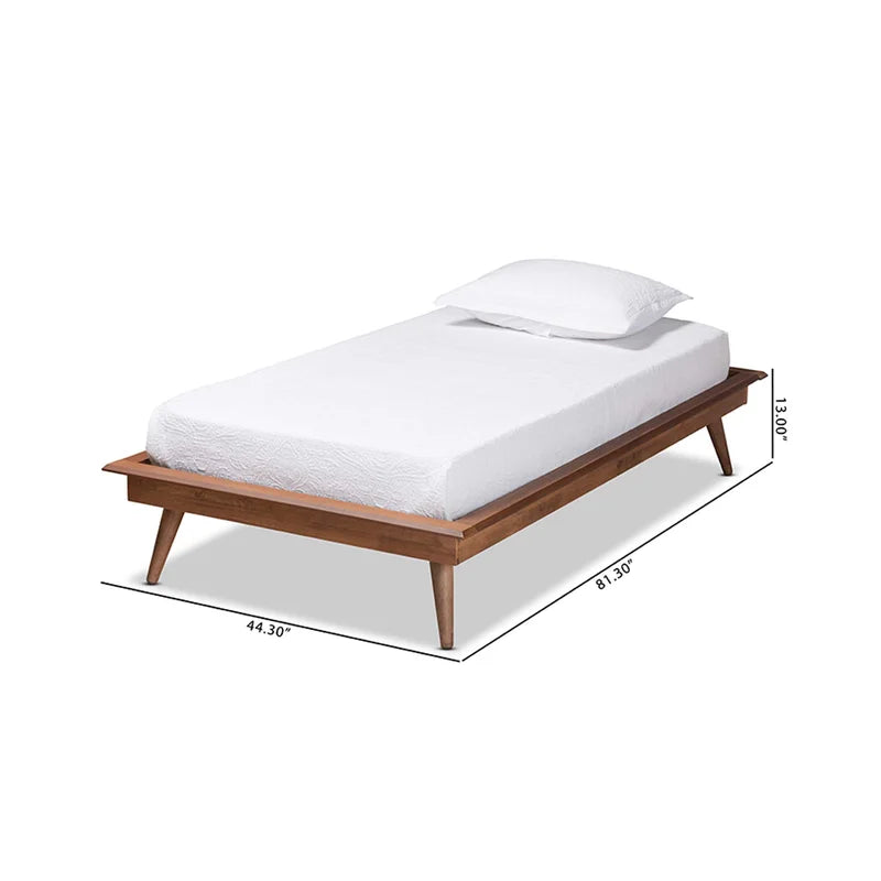 Single Bed: New Solid Wood Bed