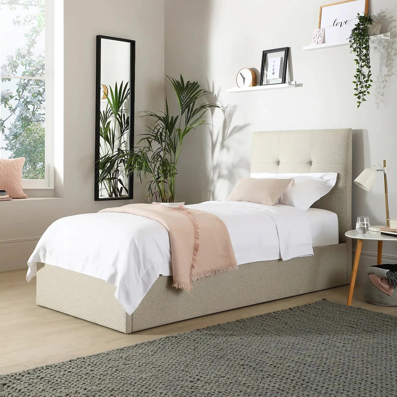 single bed designs with storage