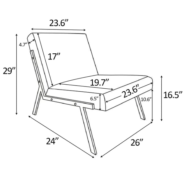 Slipper Chair: 26'' Wide Tufted Slipper Chair