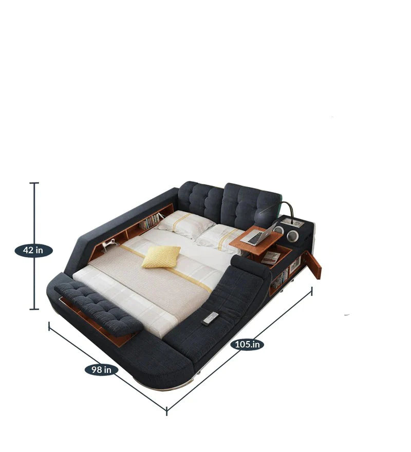 Smart Bed: HUNK Tech Smart Ultimate Bed High Tech Furniture