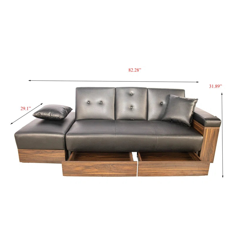 Sofa Bed Leather Sectional Sofa Cum Bed