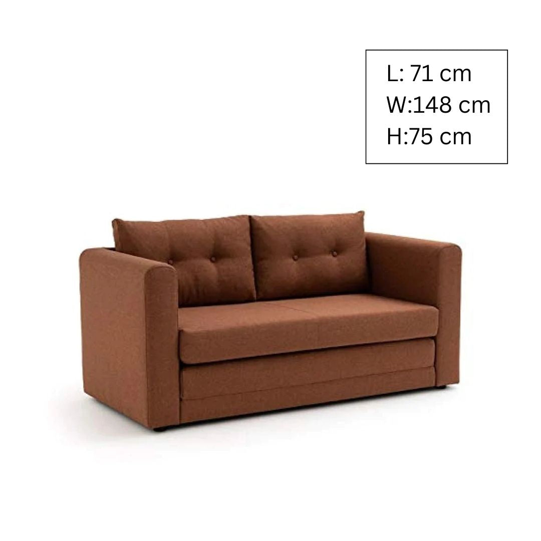 Sofa Cum Bed Fabric 3 Seater Wooden Sofa Cum Bed for Living Room