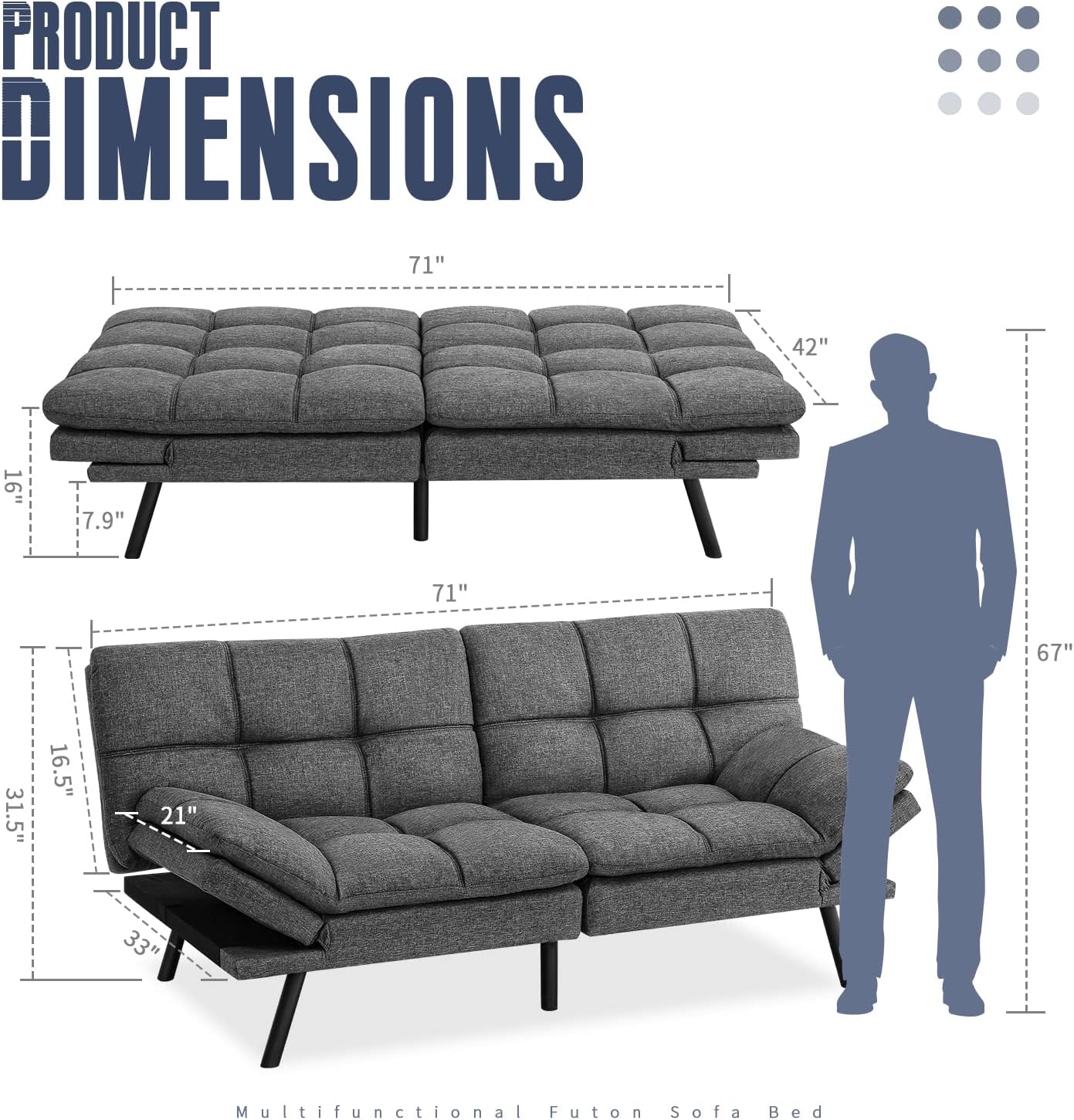 Sofa Cum Beds: Adjust Small Space, Compact Living Room