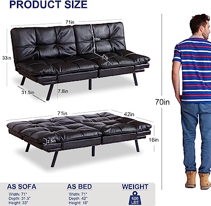 Sofa Cum Beds: Convertible Loveseat for Compact Living Spaces