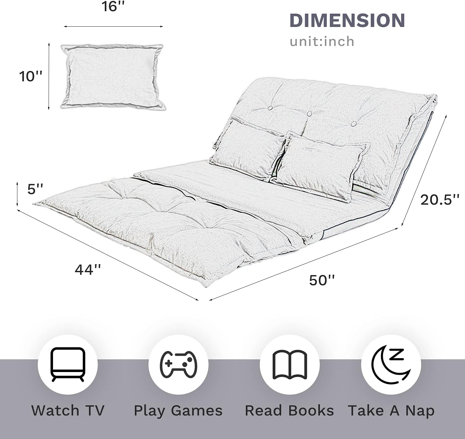 Sofa Cum Beds: Sofa Cum Beds Bed Legs Upholstered Microfiber Sleeper , Blue