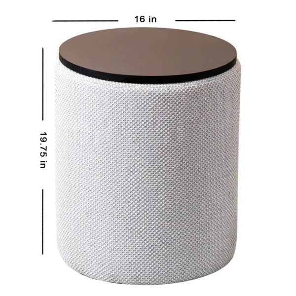 Storage Ottomans: Cotton Storage Ottoman