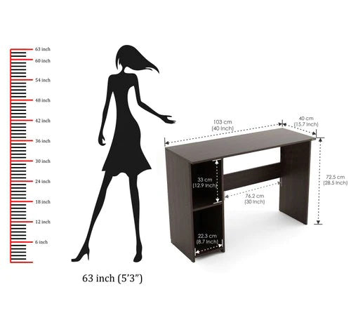 Study Table: Study Table Desk & Computer Table for Home & Office (Wenge)