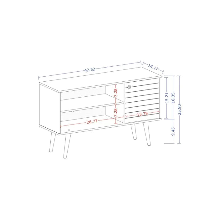 TV Panel: TV Stand for TVs up to 46"