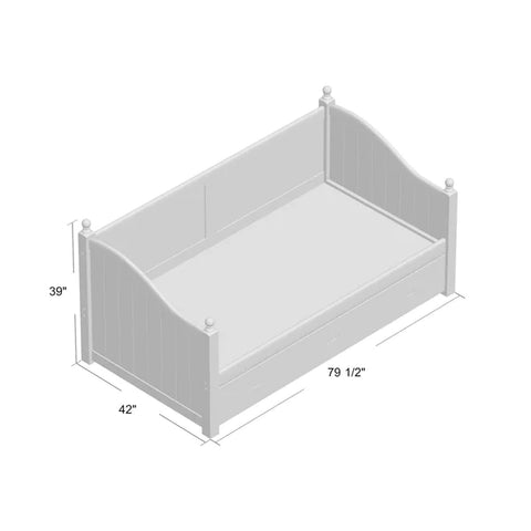 Trundle Bed: Twin Daybed with Trundle