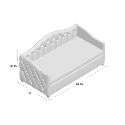 Trundle Bed: Twin Daybed with Trundle Bed