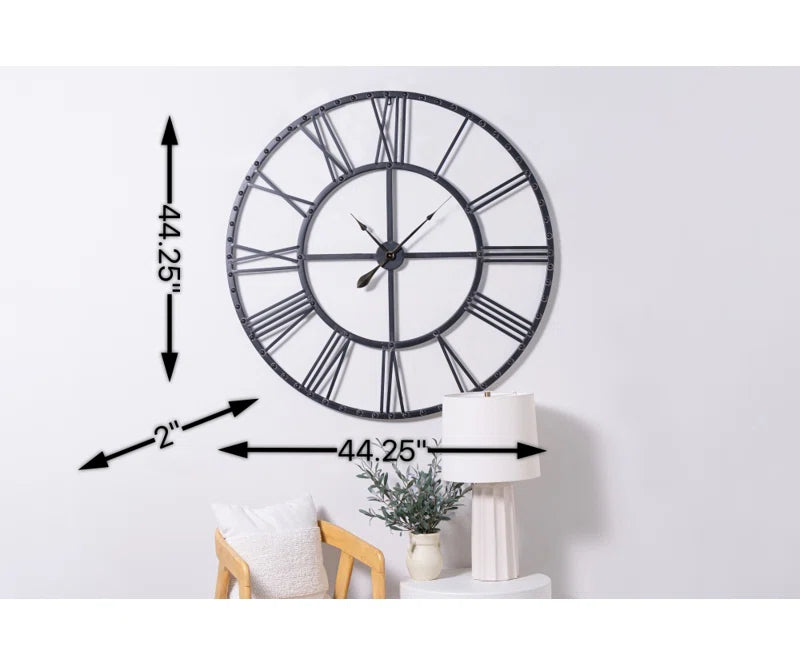 Wall Decor: Metal Wall Clock