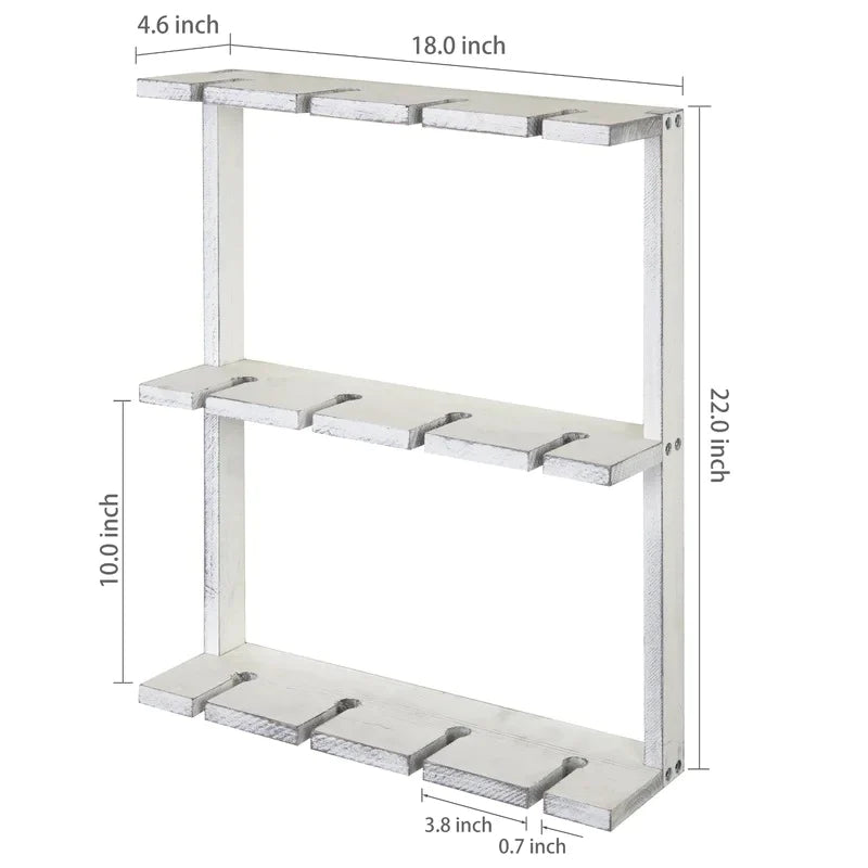 Display Unit: Wall Mounted Wine Glass Holder