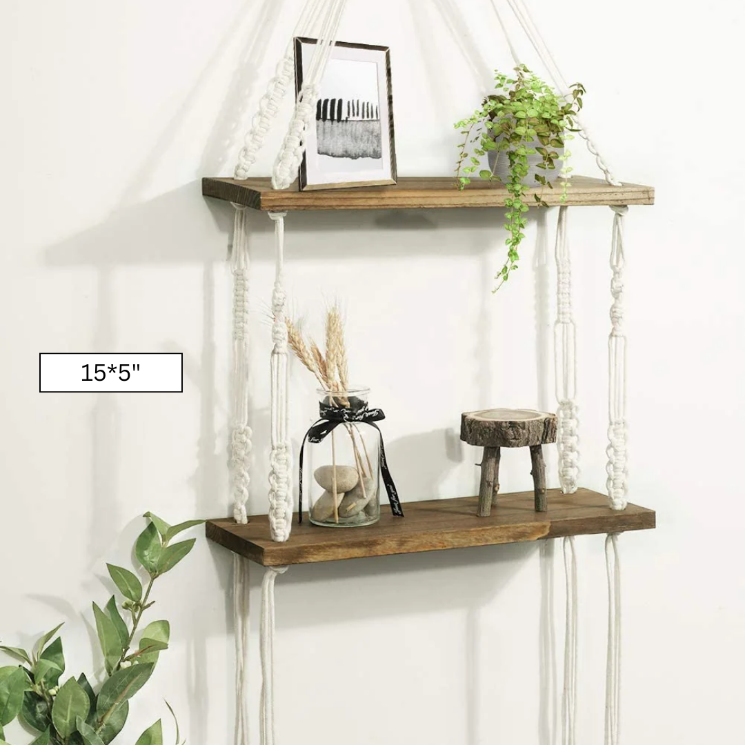 Wall Shelves Photo Frames, Small Plants, Home Decor for Living Room, Bathroom
