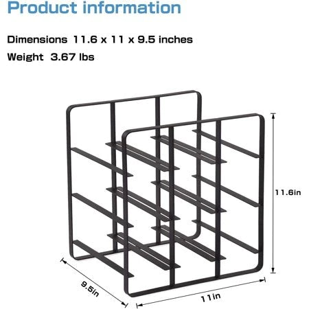 Wine Racks : Sid Tabletop Wine Bottle Rack in Oil-Rubbed Bronze