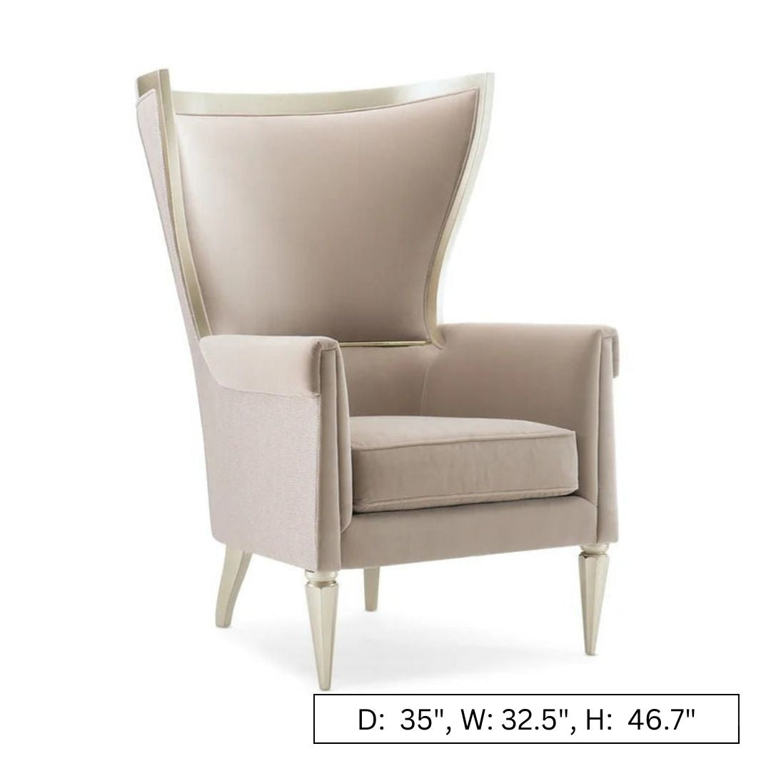 Wing Chair 32.25'' Wide Down Cushion Wingback Chair.