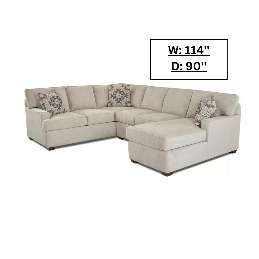 U Shape Sofa Set: 7 Seater Sofa Set 114" Wide Sectional 7 Seater Sofa