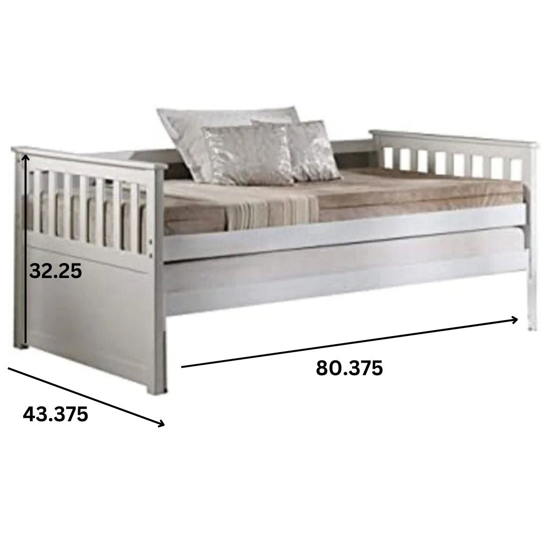 Trundle Bed: Twin Daybed with Trundle