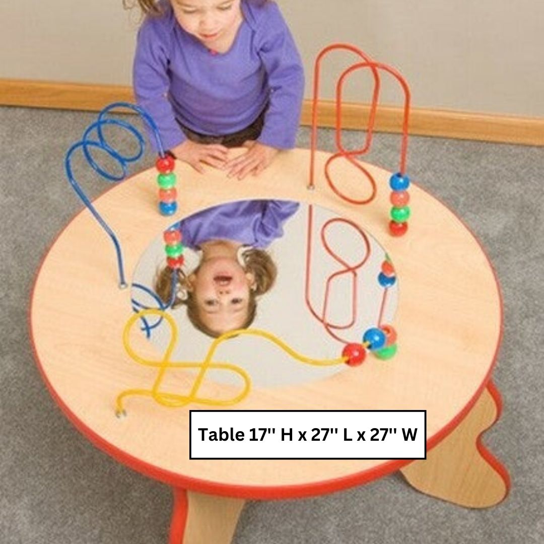 Kids Writing Table: Wavy Legs Kids Round Play / Activity Table