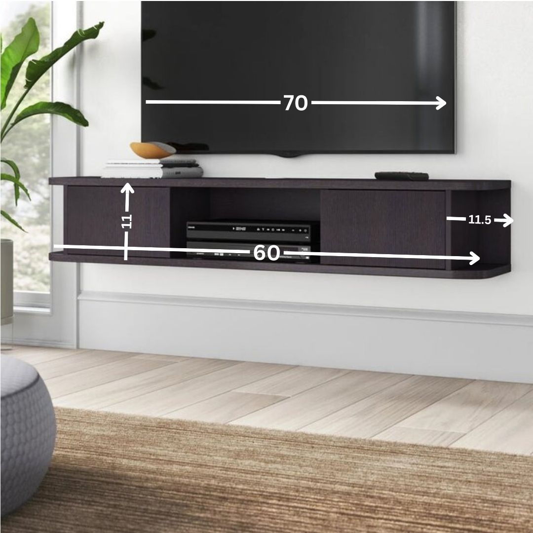 Tv Console : Floating Wall Mount TV Stand for TVs up to 70"