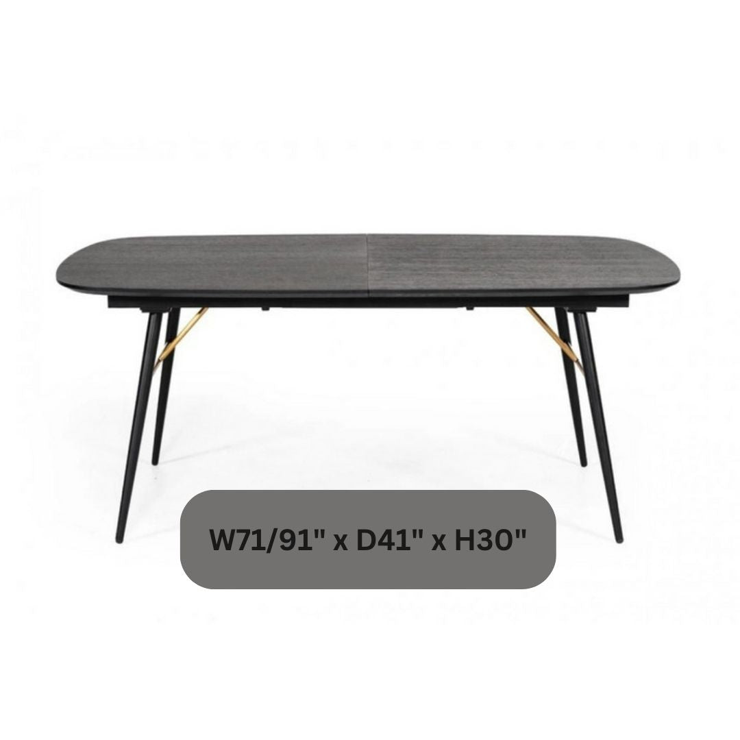 Dining Table: Bill Extendable Dining Table