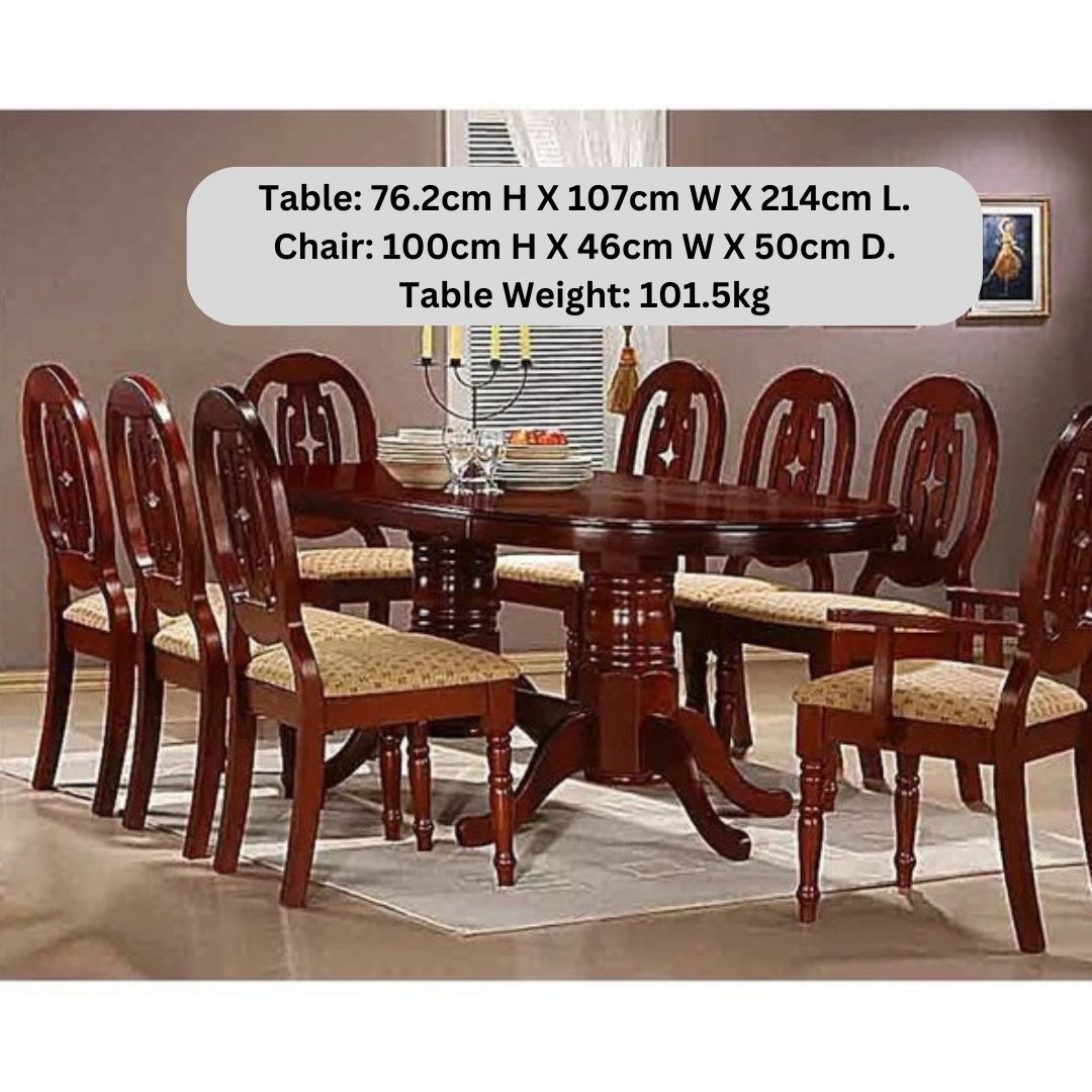 8 Seater Dining Set: Superior 8 Person Dining Set