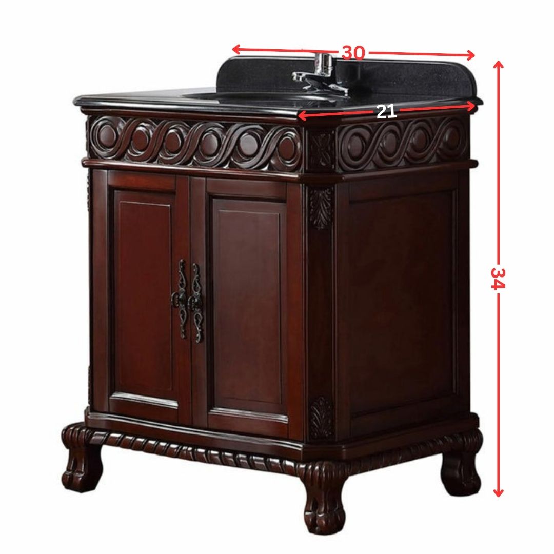 Single Sink Vanities: 30 in. Single Bathroom Vanity