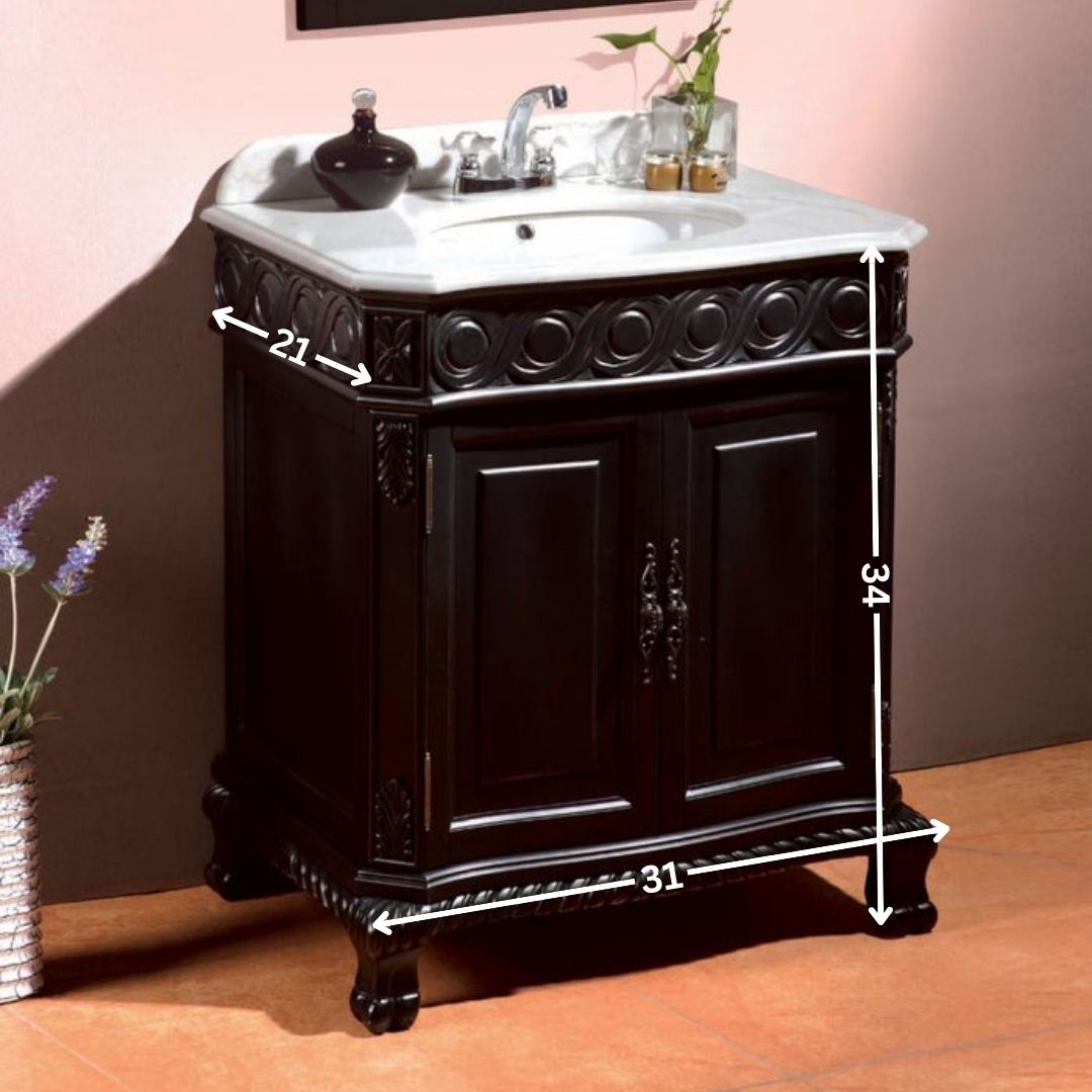 Single Sink Vanities: 30-in. Single Bathroom Vanity