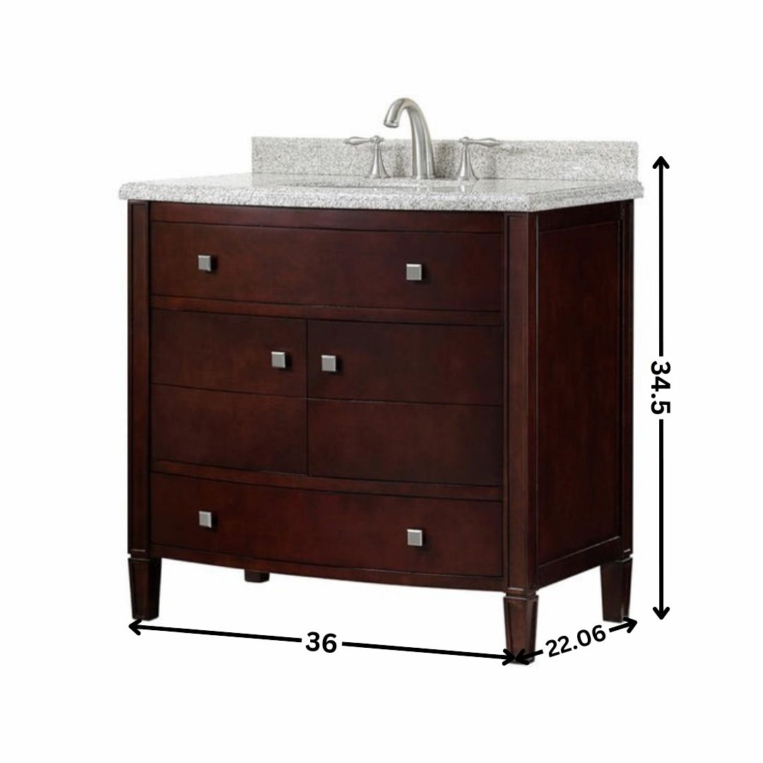 Single Sink Vanities: 36 in. Single Bathroom Vanity